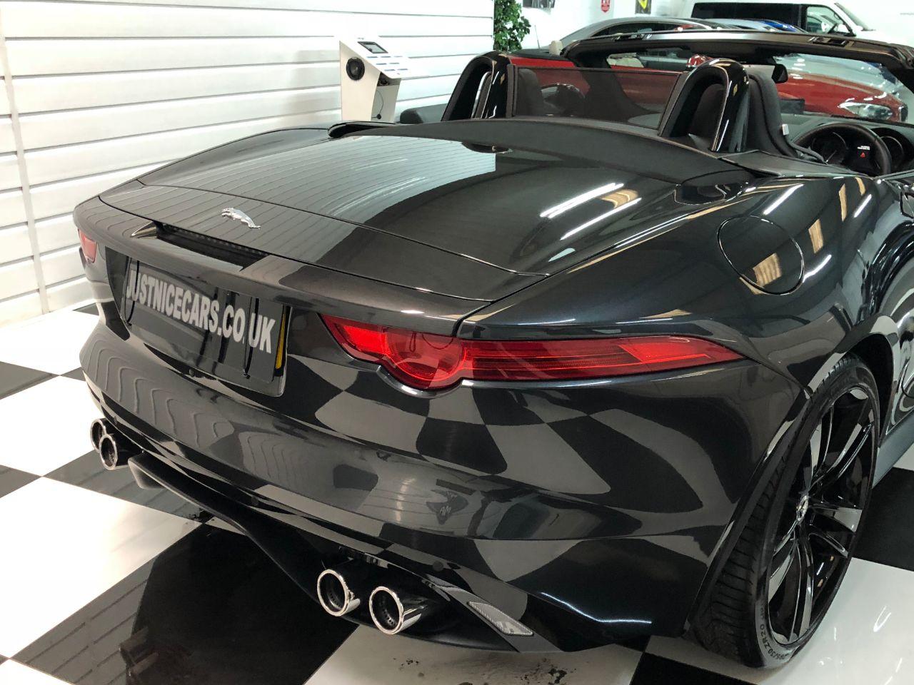 Jaguar F-type 5.0 V8 S Supercharged 2dr Auto 495BHP Convertible Petrol Stratus Grey