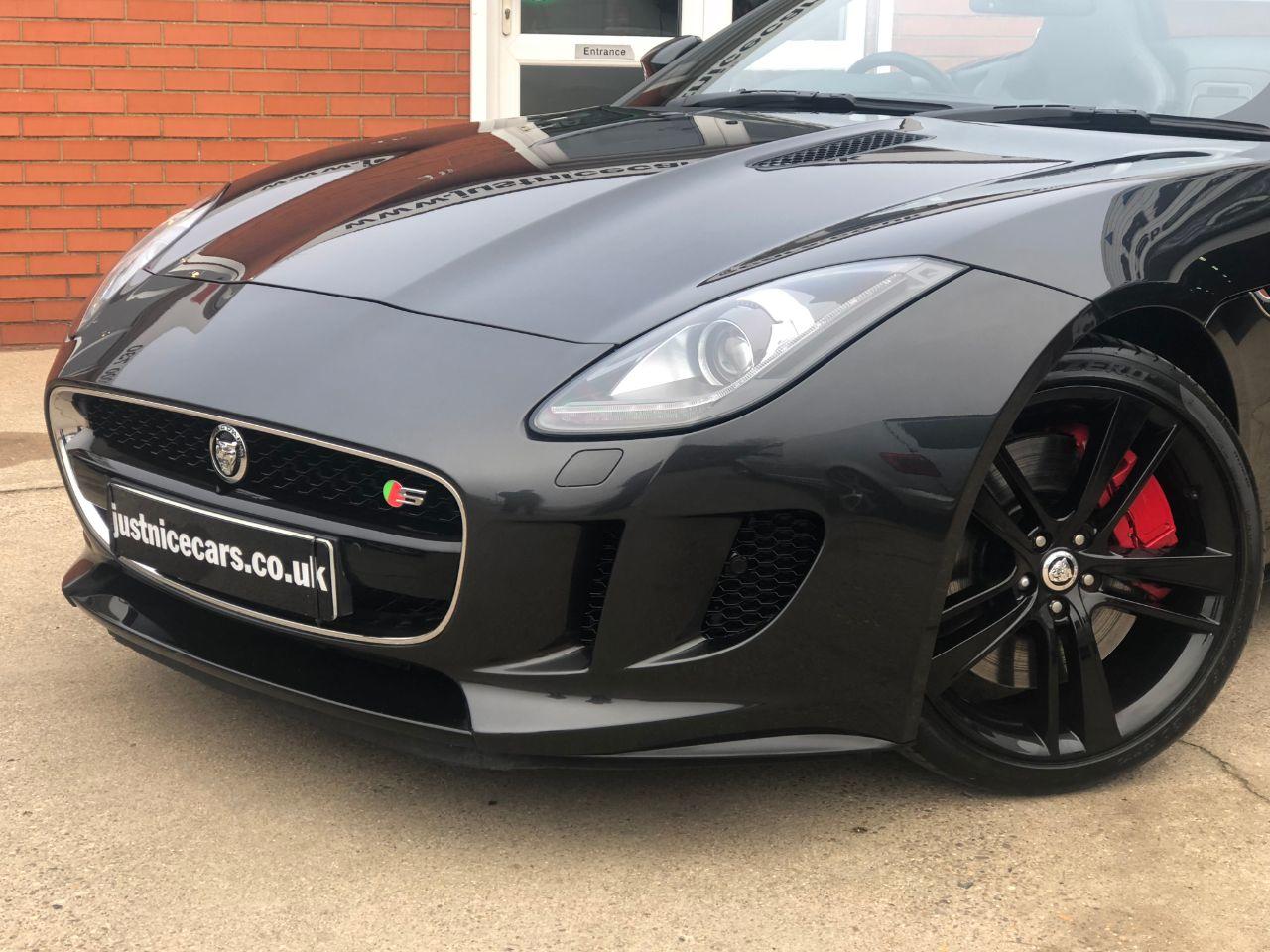 Jaguar F-type 5.0 V8 S Supercharged 2dr Auto 495BHP Convertible Petrol Stratus Grey