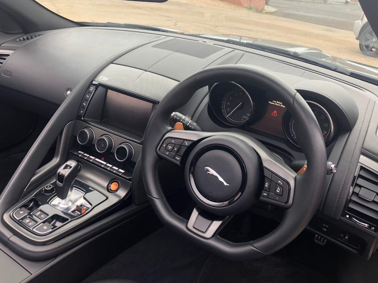 Jaguar F-type 5.0 V8 S Supercharged 2dr Auto 495BHP Convertible Petrol Stratus Grey