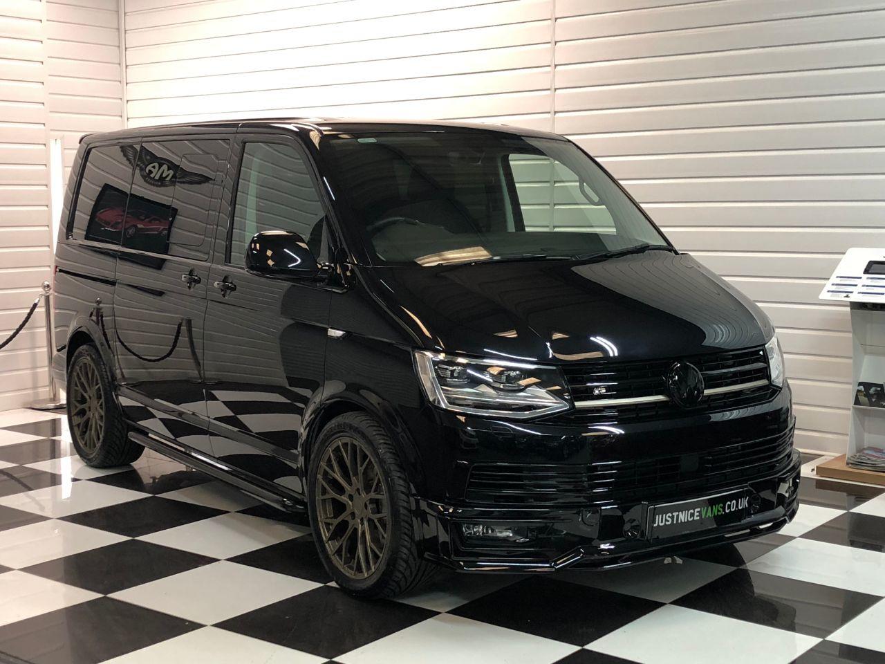 Volkswagen Transporter 2.0 TSi Petrol 204BHP Highline Tailgate Kombi Combi Van Petrol Deep Black Pearl