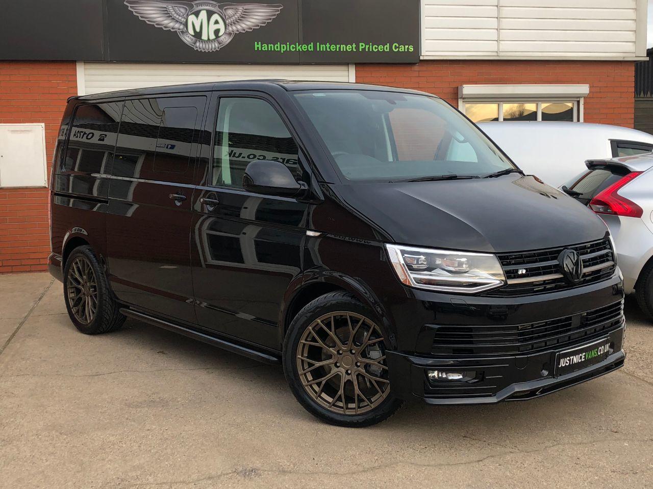 Volkswagen Transporter 2.0 TSi Petrol 204BHP Highline Tailgate Kombi Combi Van Petrol Deep Black Pearl