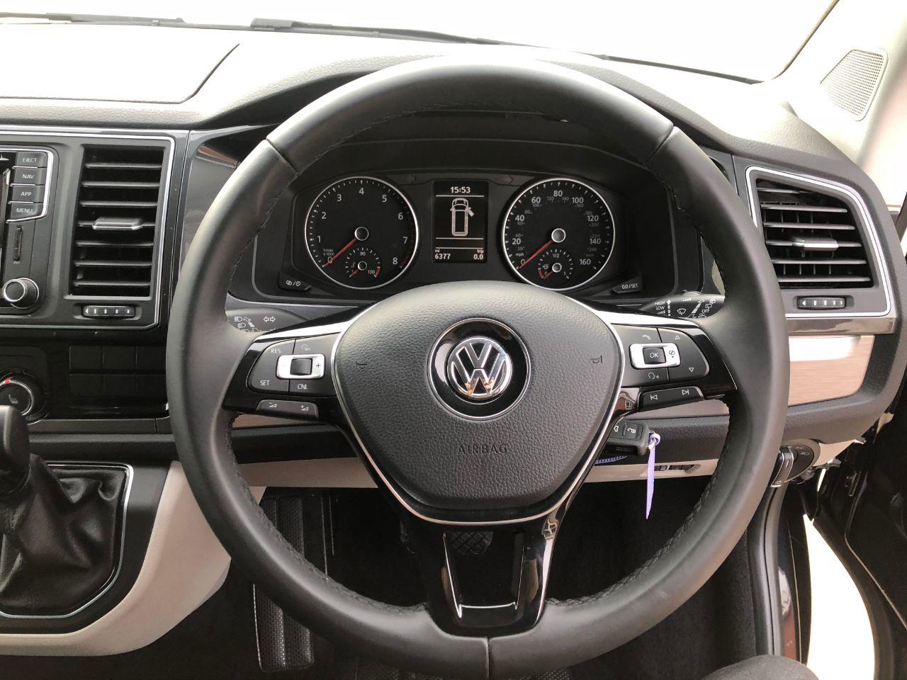 Volkswagen Transporter 2.0 TSi Petrol 204BHP Highline Tailgate Kombi Combi Van Petrol Deep Black Pearl
