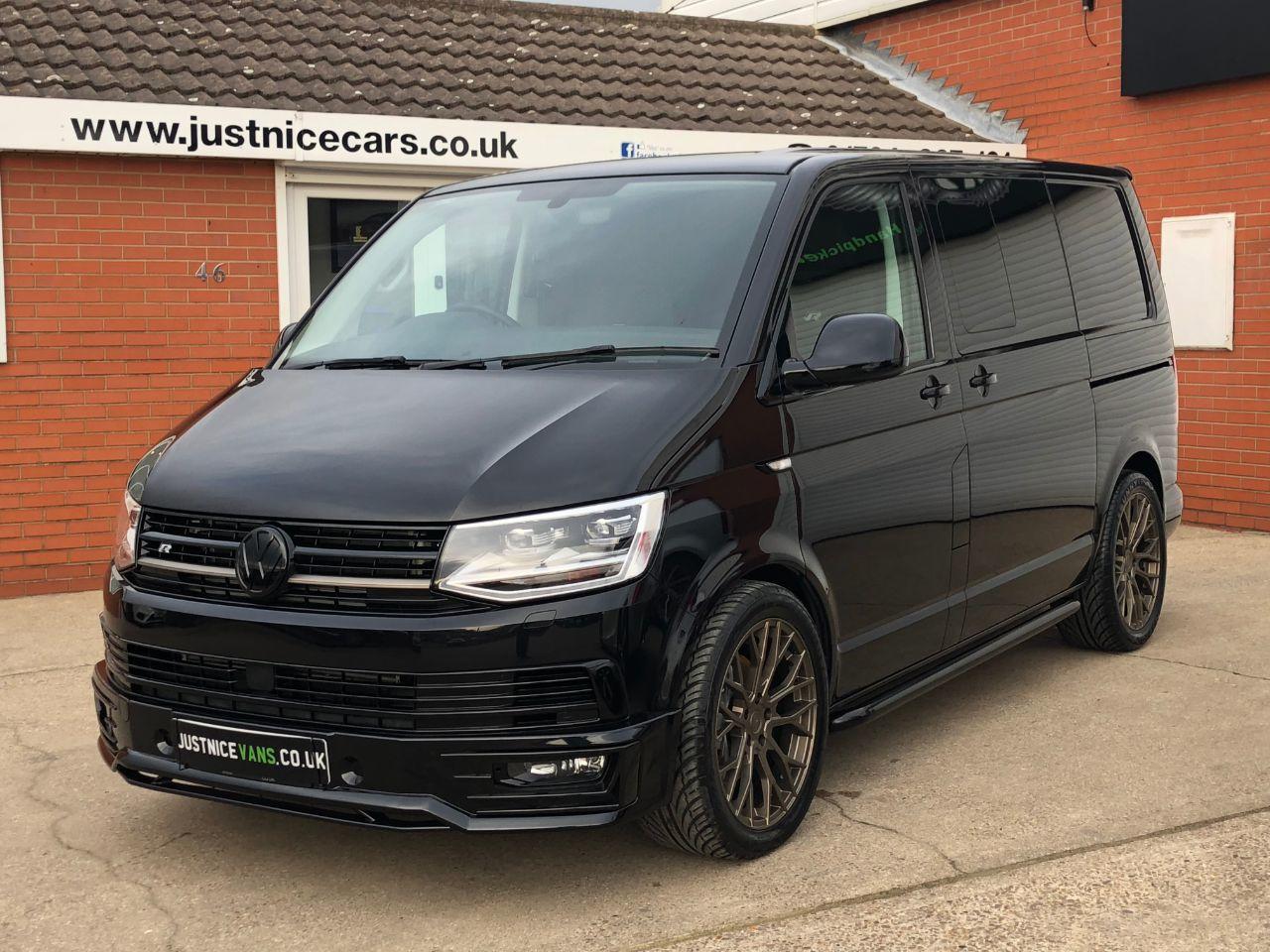 Volkswagen Transporter 2.0 TSi Petrol 204BHP Highline Tailgate Kombi Combi Van Petrol Deep Black Pearl