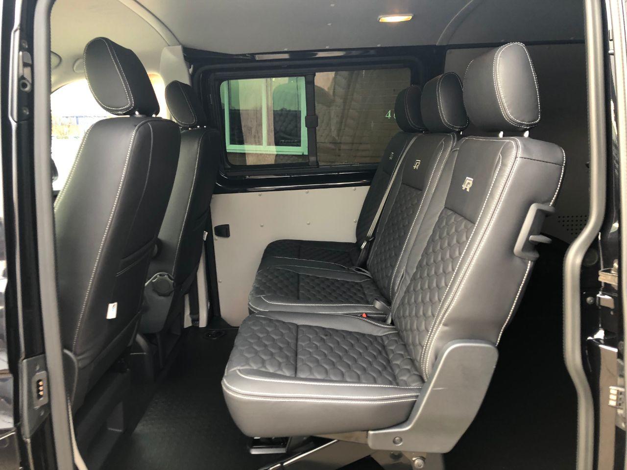 Volkswagen Transporter 2.0 TSi Petrol 204BHP Highline Tailgate Kombi Combi Van Petrol Deep Black Pearl