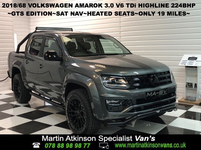 Volkswagen Amarok 3.0 V6 TDi Highline GTS Edition 224 Auto Pick Up Diesel Indium Grey Metallic