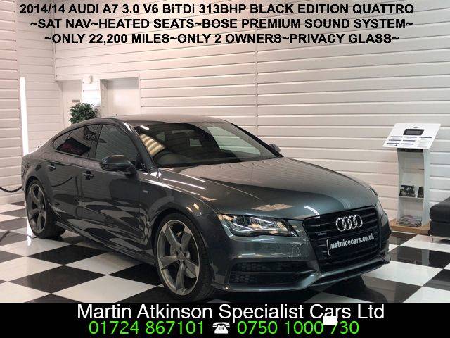 2014 Audi A7 3.0 V6 BiTDI Quattro 313 Black Ed 5dr Tip Auto [5st]