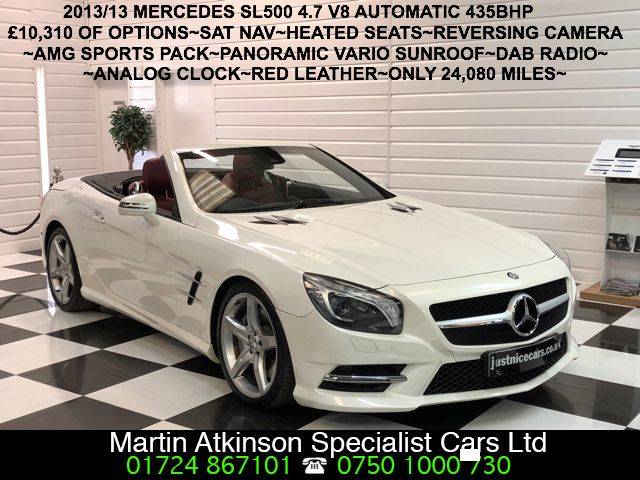 2013 Mercedes-Benz SL Class SL 500 4.7 V8 Auto