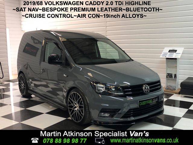 2019 Volkswagen Caddy 2.0 TDi Highline Panel Van~SAT NAV~LEATHER~