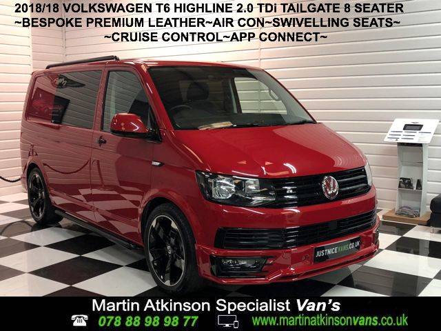 2018 Volkswagen Transporter 2.0 TDI Highline SWB Kombi 8 Seat R Edition