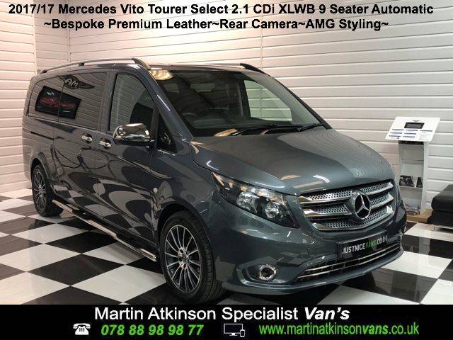 2017 Mercedes-Benz Vito 2.1 VITO 114CDi Tourer Select XLWB 9 seat Auto