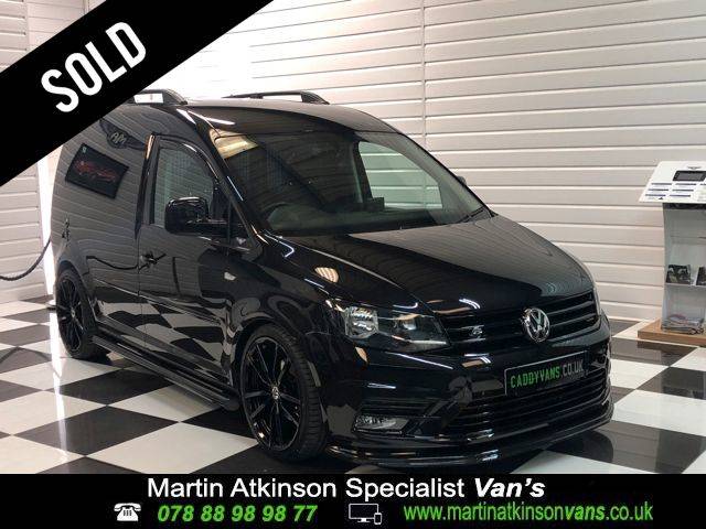 Volkswagen Caddy 1.4 TSi Black Edition R Styling Pack Highline 125BHP Manual Panel Van Petrol Deep Black