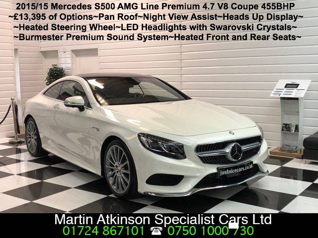 2015 Mercedes-Benz S Class S500 AMG Line Premium 4.7 V8 2dr Auto~Big Spec