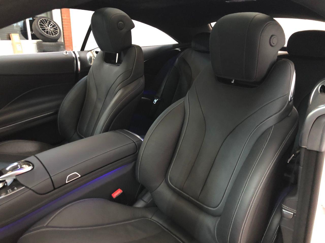 Mercedes-Benz S Class S500 AMG Line Premium 4.7 V8 2dr Auto~Big Spec Coupe Petrol Diamond White Pearl Metallic
