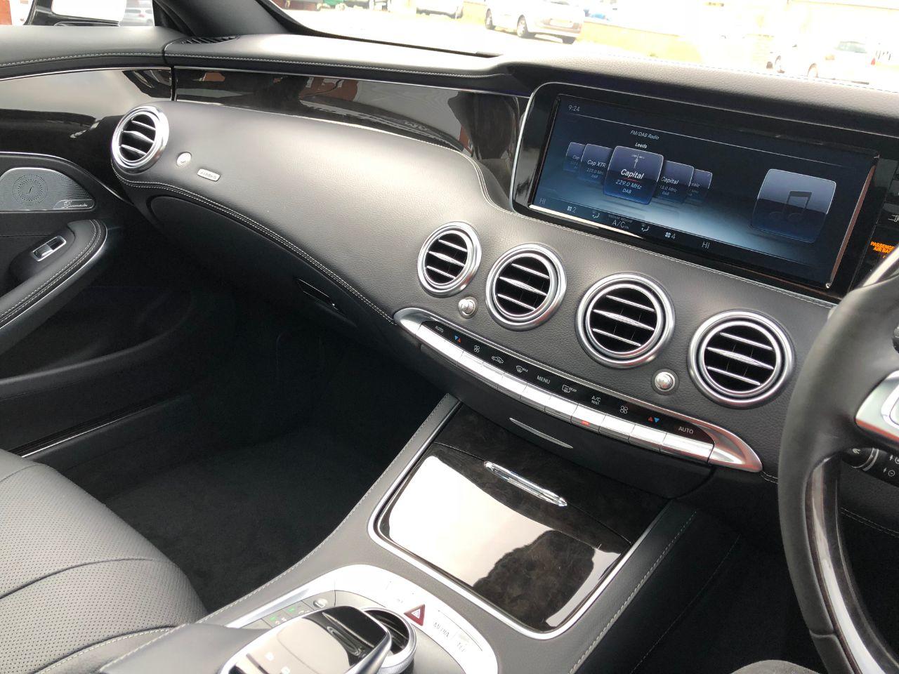 Mercedes-Benz S Class S500 AMG Line Premium 4.7 V8 2dr Auto~Big Spec Coupe Petrol Diamond White Pearl Metallic