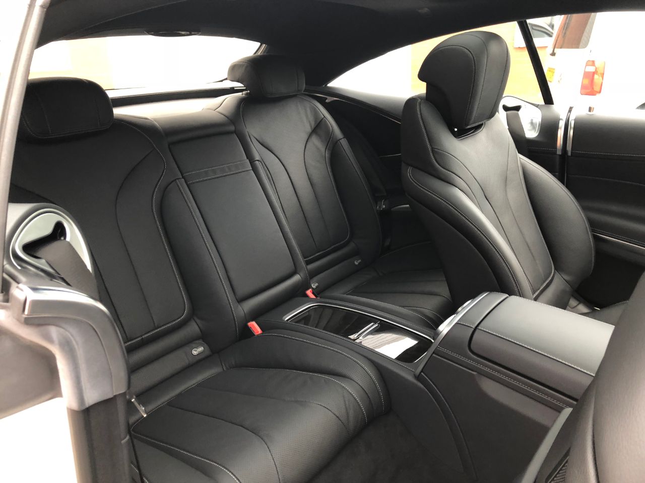 Mercedes-Benz S Class S500 AMG Line Premium 4.7 V8 2dr Auto~Big Spec Coupe Petrol Diamond White Pearl Metallic