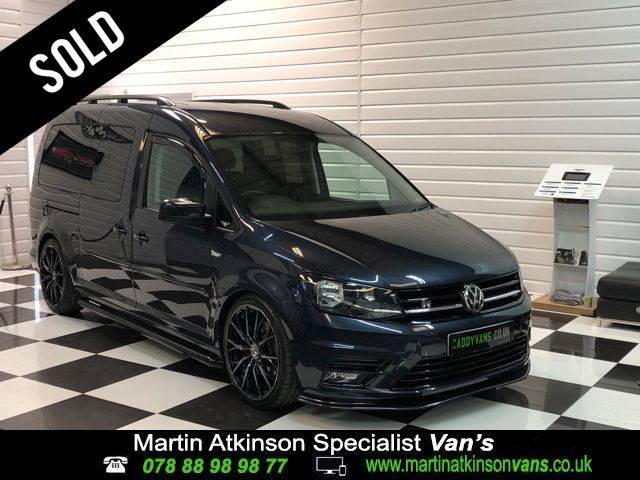 Volkswagen Caddy Maxi Life 2.0 TDI 150BHP DSG 6 Speed 7 Seater 5dr Minibus Diesel Starlight Blue