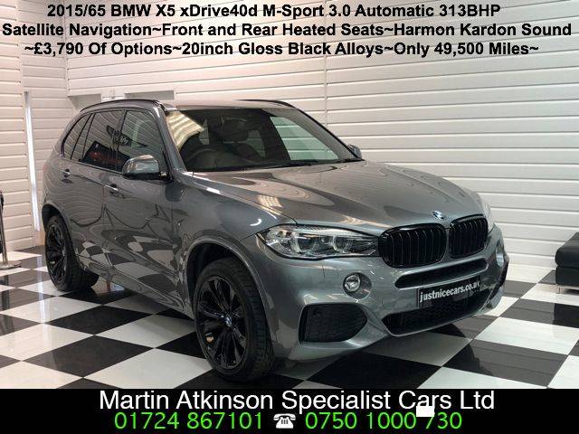 2015 BMW X5 3.0 xDrive40d M Sport 5dr Auto