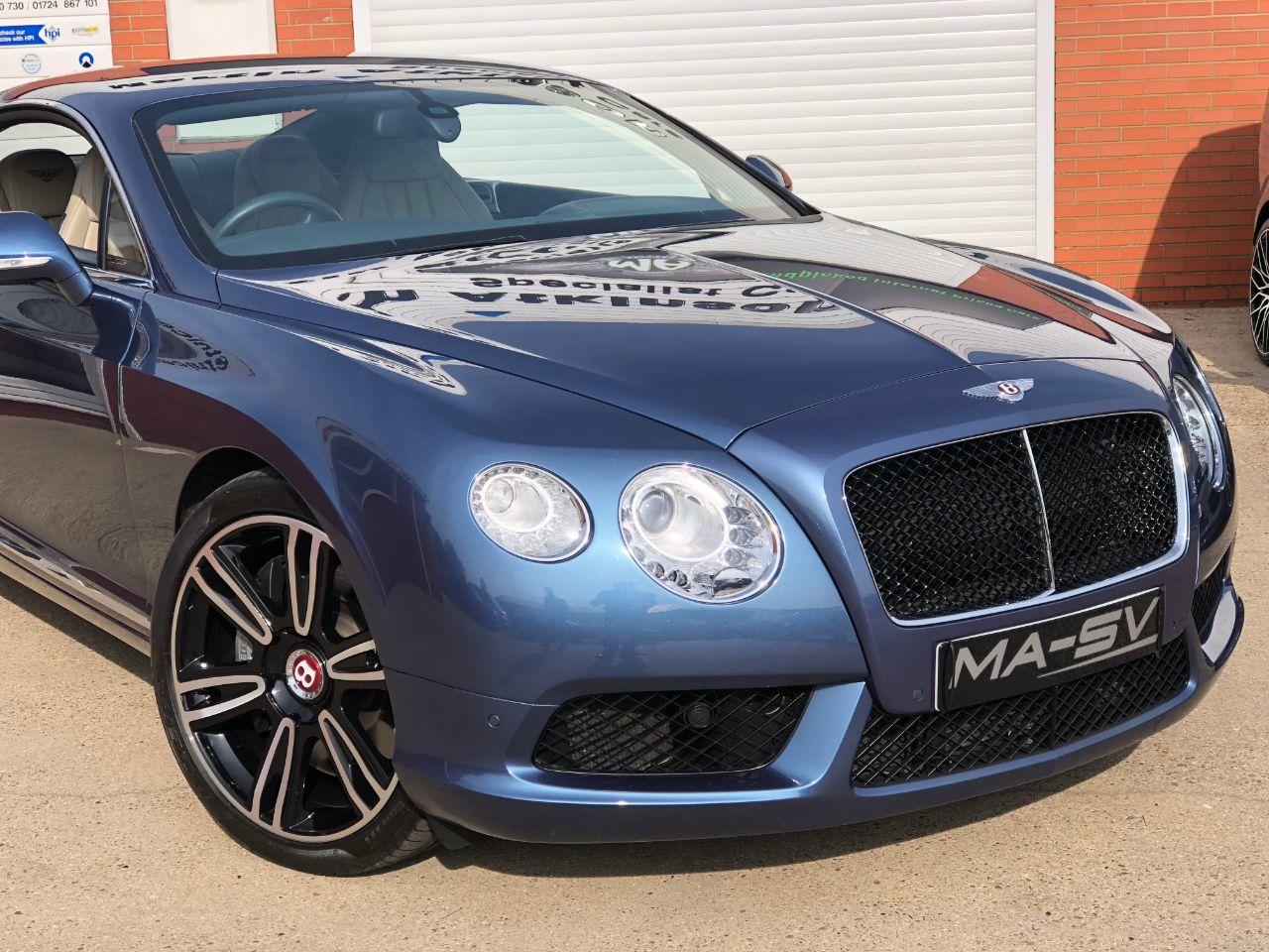 Bentley Continental GT 4.0 V8 2dr Auto 500BHP Coupe Petrol Crystal Blue Metallic