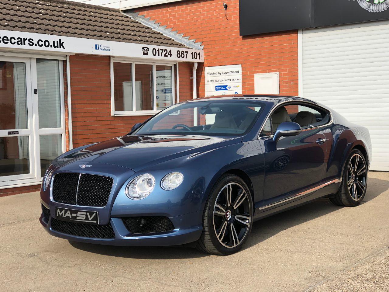 Bentley Continental GT 4.0 V8 2dr Auto 500BHP Coupe Petrol Crystal Blue Metallic