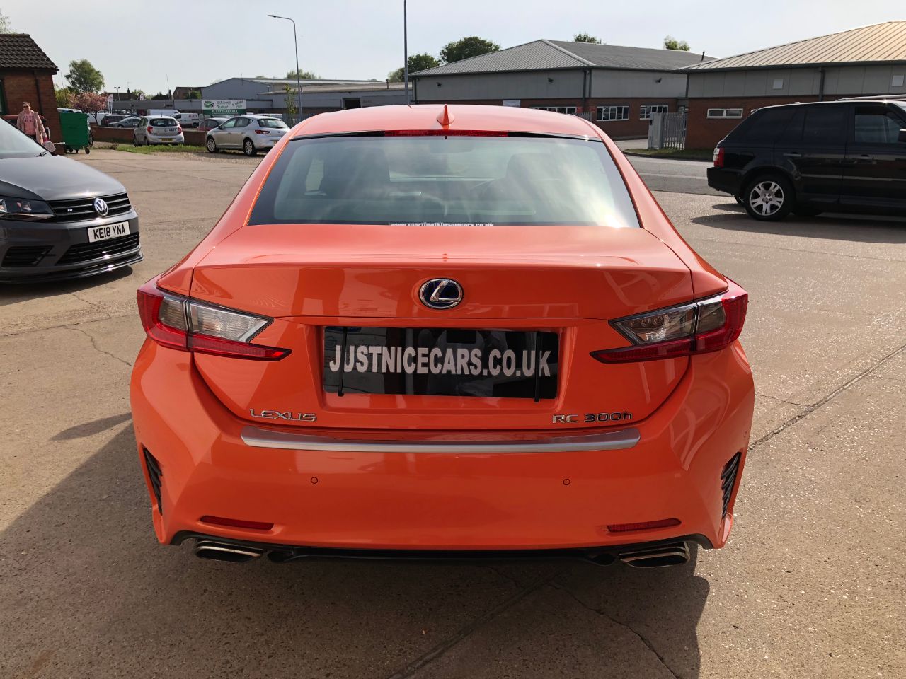 Lexus Rc 300h 2.5 F-Sport 2dr CVT~Premium Navigation~ Coupe Petrol / Electric Hybrid Solar Flare Orange Pearl