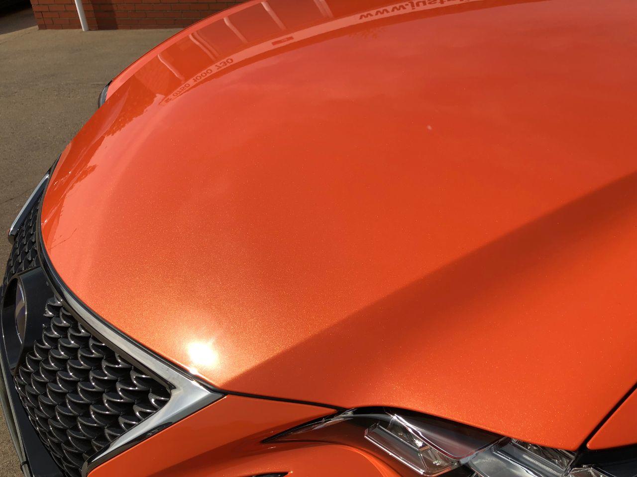 Lexus Rc 300h 2.5 F-Sport 2dr CVT~Premium Navigation~ Coupe Petrol / Electric Hybrid Solar Flare Orange Pearl