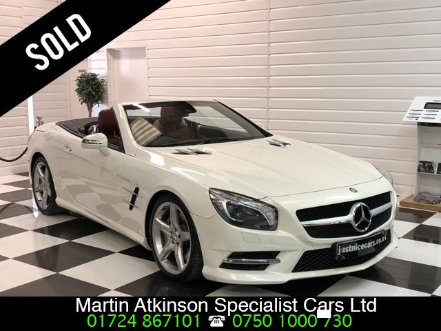 Mercedes-Benz SL Class SL 500 4.7 V8 Auto Convertible Petrol Diamond White Metallic