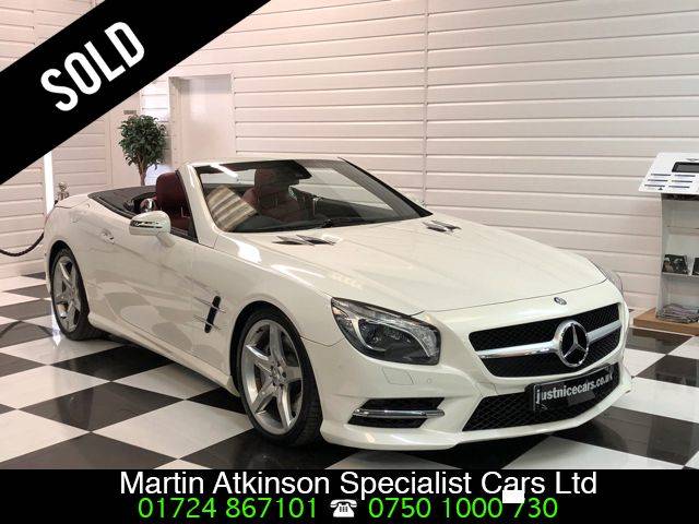 Mercedes-Benz SL Class SL 500 4.7 V8 Auto Convertible Petrol Diamond White Metallic