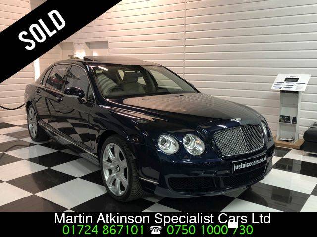 Bentley Continental Flying Spur 6.0 W12 4dr Auto~Sunroof~ Saloon Petrol Dark Sapphire Blue Metallic