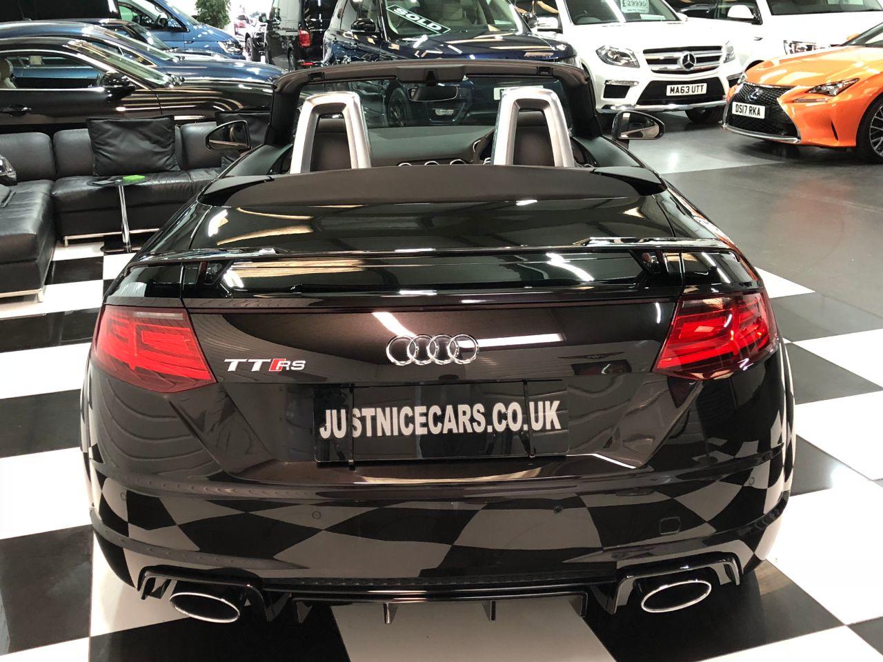 Audi TT TTRS 2.5 TFSi Quattro S-Tronic Automatic 400BHP Convertible Petrol Panther Black Crystal Effect Paintwork