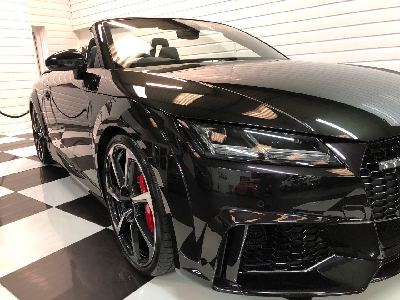 Audi TT TTRS 2.5 TFSi Quattro S-Tronic Automatic 400BHP Convertible Petrol Panther Black Crystal Effect Paintwork