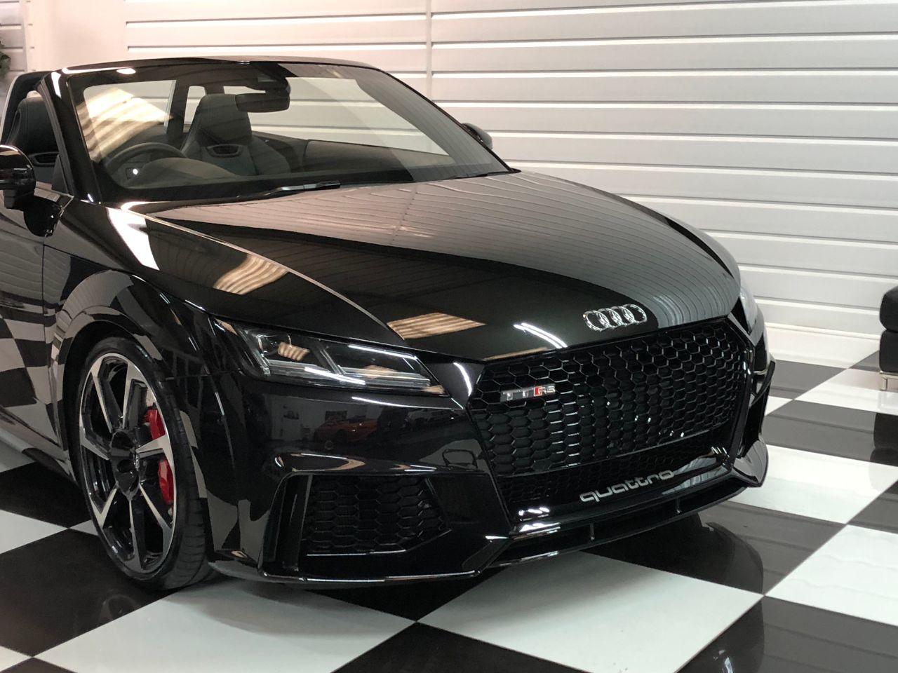 Audi TT TTRS 2.5 TFSi Quattro S-Tronic Automatic 400BHP Convertible Petrol Panther Black Crystal Effect Paintwork