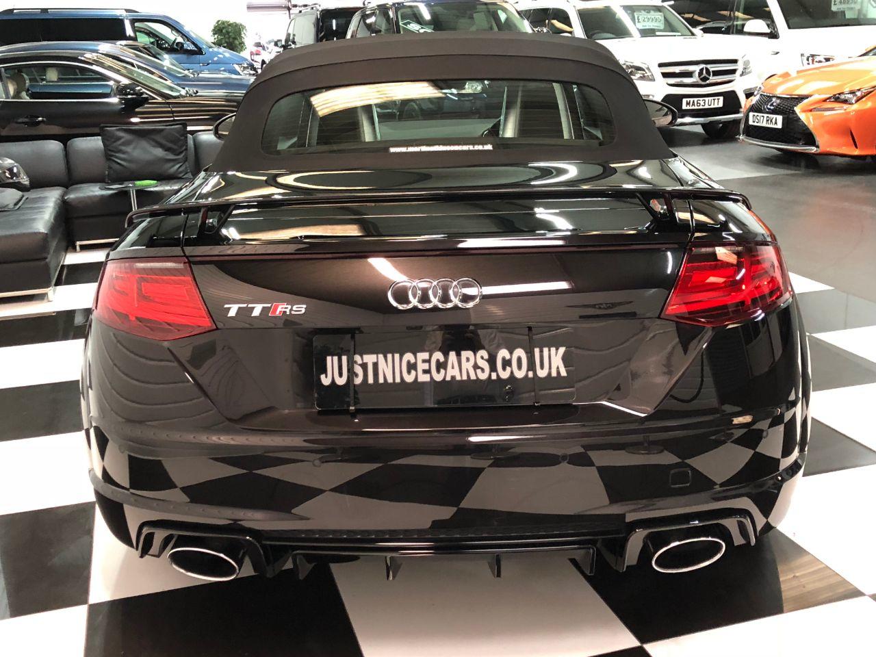 Audi TT TTRS 2.5 TFSi Quattro S-Tronic Automatic 400BHP Convertible Petrol Panther Black Crystal Effect Paintwork