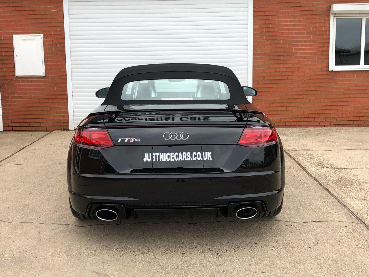Audi TT TTRS 2.5 TFSi Quattro S-Tronic Automatic 400BHP Convertible Petrol Panther Black Crystal Effect Paintwork