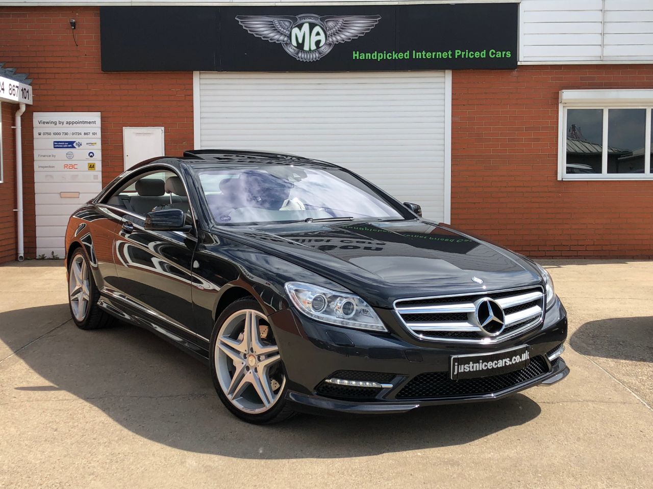 Mercedes-Benz CL CL500 CGi 4.7 V8 Automatic 435BHP Coupe Petrol Magnetite Black Grey