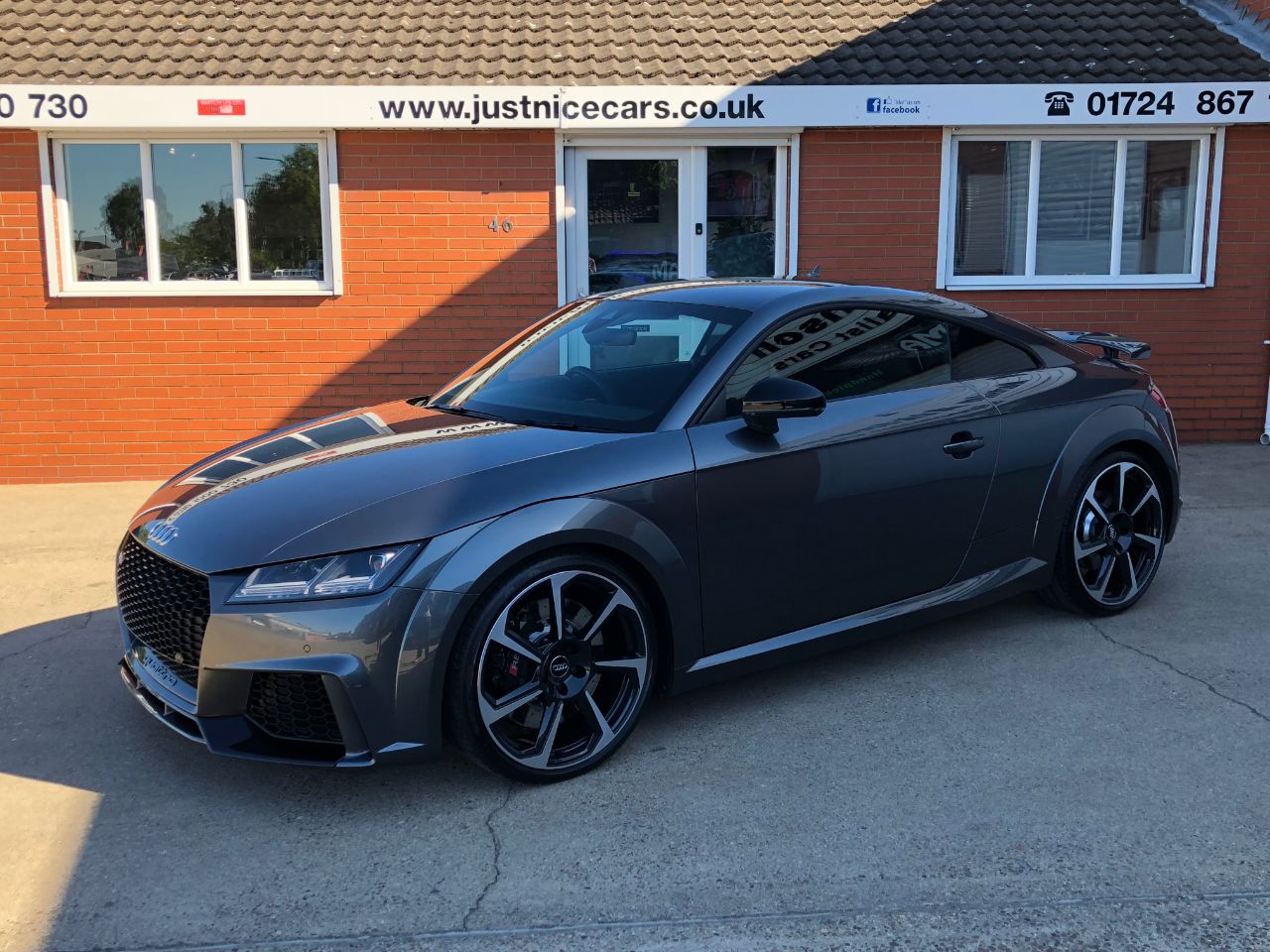 Audi TT TTRS 2.5 TFSi Quattro S-Tronic Automatic 400BHP Coupe Petrol Daytona Grey Pearl