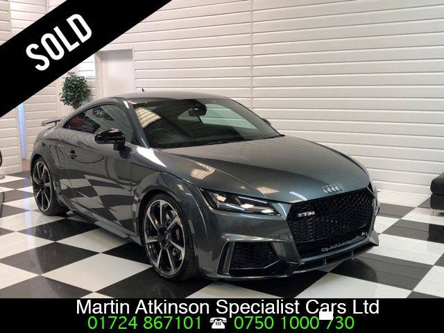 Audi TT TTRS 2.5 TFSi Quattro S-Tronic Automatic 400BHP Coupe Petrol Daytona Grey Pearl