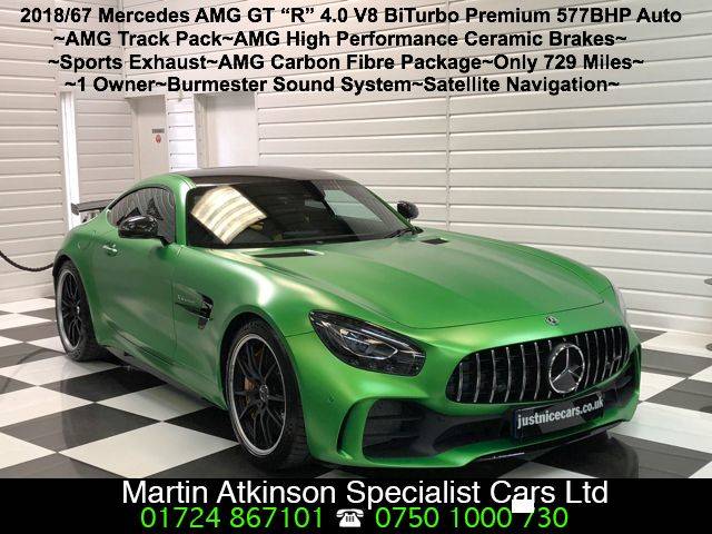 2018 Mercedes-Benz AMG GT 4.0 GT R Premium 2dr Auto Massive Specification