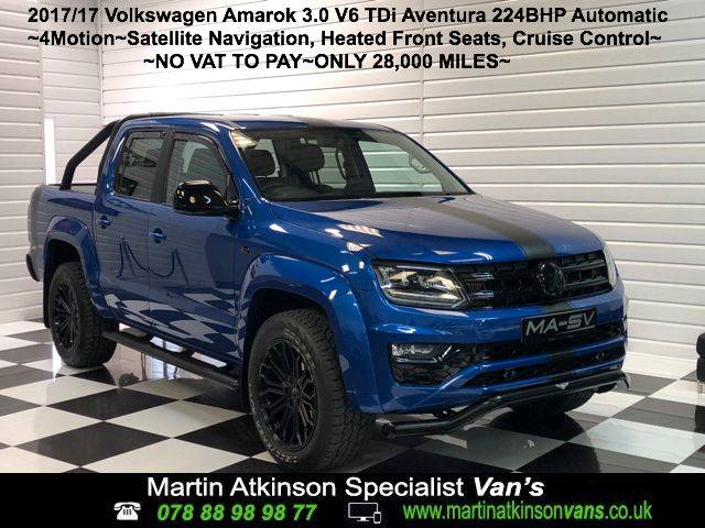 2017 Volkswagen Amarok 3.0 V6 TDi 224 Aventura GTS Edition 4Motion Auto