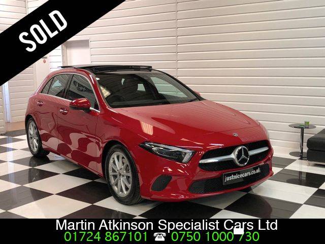 Mercedes-Benz A Class 1.3 A200 Sport Premium Plus 5dr Automatic Hatchback Petrol Jupiter Red