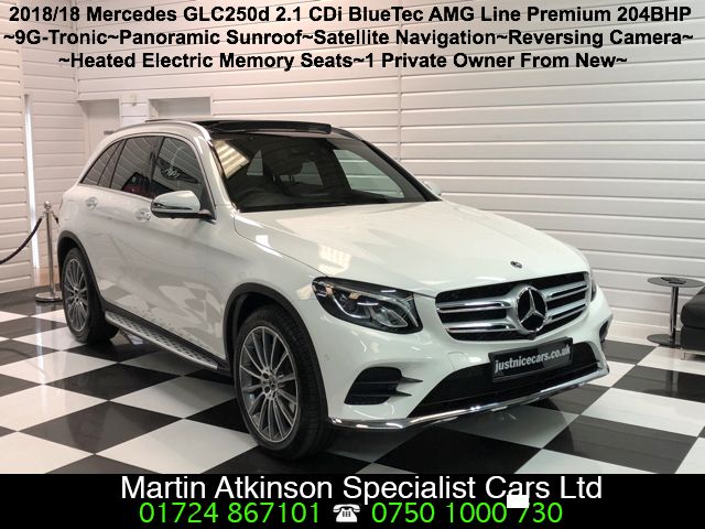 Mercedes-Benz GLC 2.1 GLC 250d 4Matic AMG Line Premium 5dr 9G-Tronic Estate Diesel White