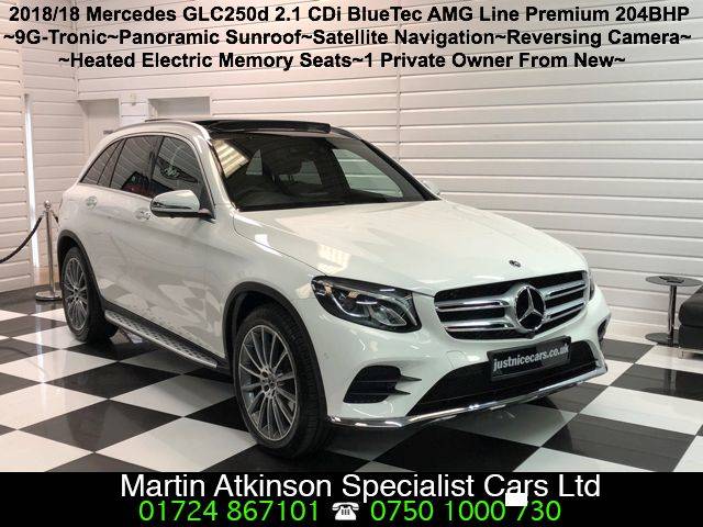 2018 Mercedes-Benz GLC 2.1 GLC 250d 4Matic AMG Line Premium 5dr 9G-Tronic