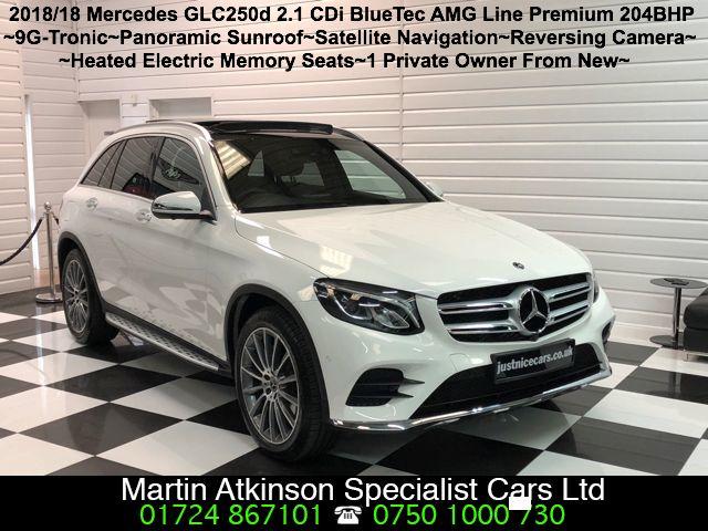 Mercedes-Benz GLC 2.1 GLC 250d 4Matic AMG Line Premium 5dr 9G-Tronic Estate Diesel White