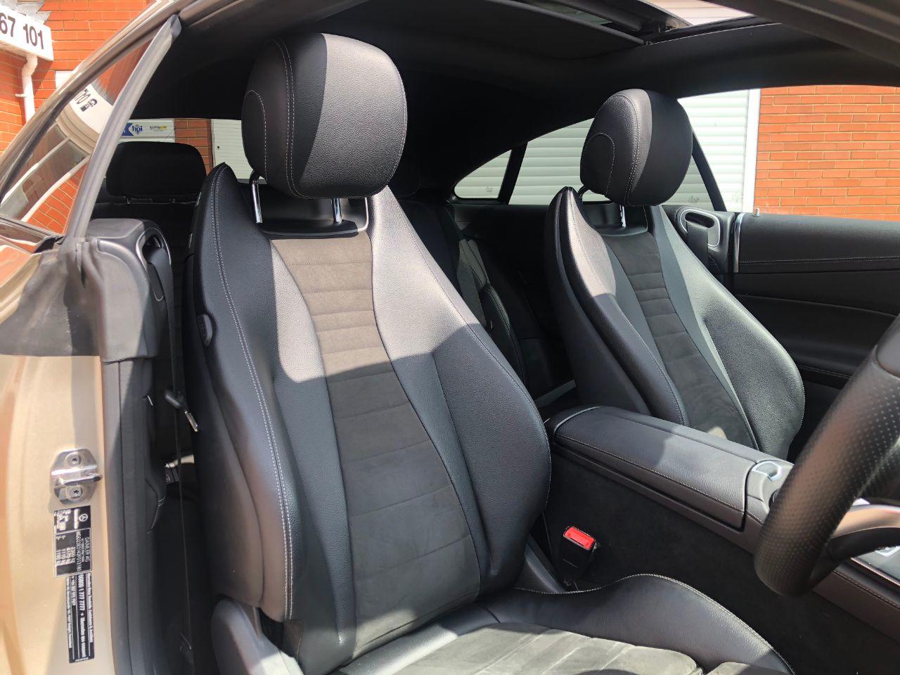 Mercedes-Benz E Class 2.0 E220d AMG Line Premium 2dr 9G-Tronic Coupe Diesel Aragonite Silver Gold Metallic