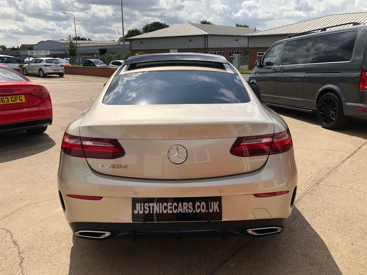 Mercedes-Benz E Class 2.0 E220d AMG Line Premium 2dr 9G-Tronic Coupe Diesel Aragonite Silver Gold Metallic