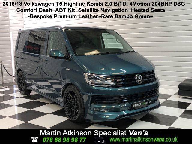 2018 Volkswagen Transporter 2.0 BiTDI 204ps Highline Kombi 4MOTION DSG SWB