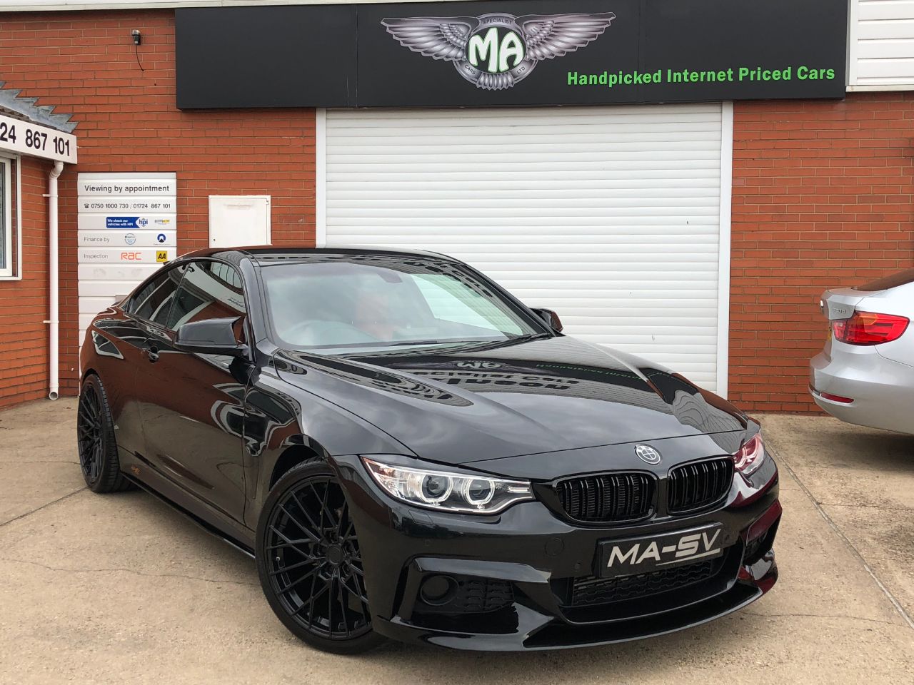 BMW 4 Series 2.0 420i M Sport 2dr Auto ~ M PERFORMANCE BODYKIT ~ Coupe Petrol Sapphire Black