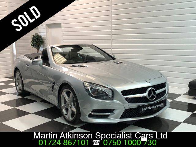 Mercedes-Benz SL Class SL350 3.5 V6 Automatic 2dr Convertible Petrol Iridium Silver