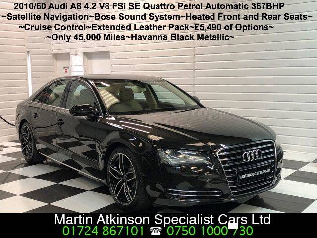 2010 Audi A8 4.2 V8 FSi Quattro SE 4dr Tip Automatic