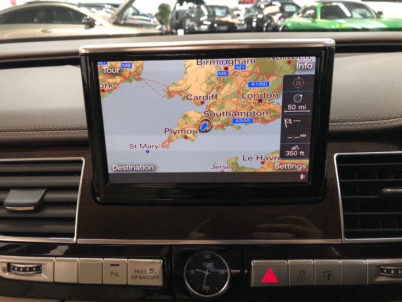 Audi A8 4.2 V8 FSi Quattro SE 4dr Tip Automatic Saloon Petrol Havanna Black Brown Metallic
