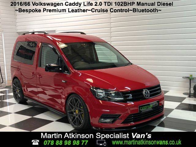 2016 Volkswagen Caddy Life SWB Highline 5 Seat Kombi Van 2.0 TDI 5dr